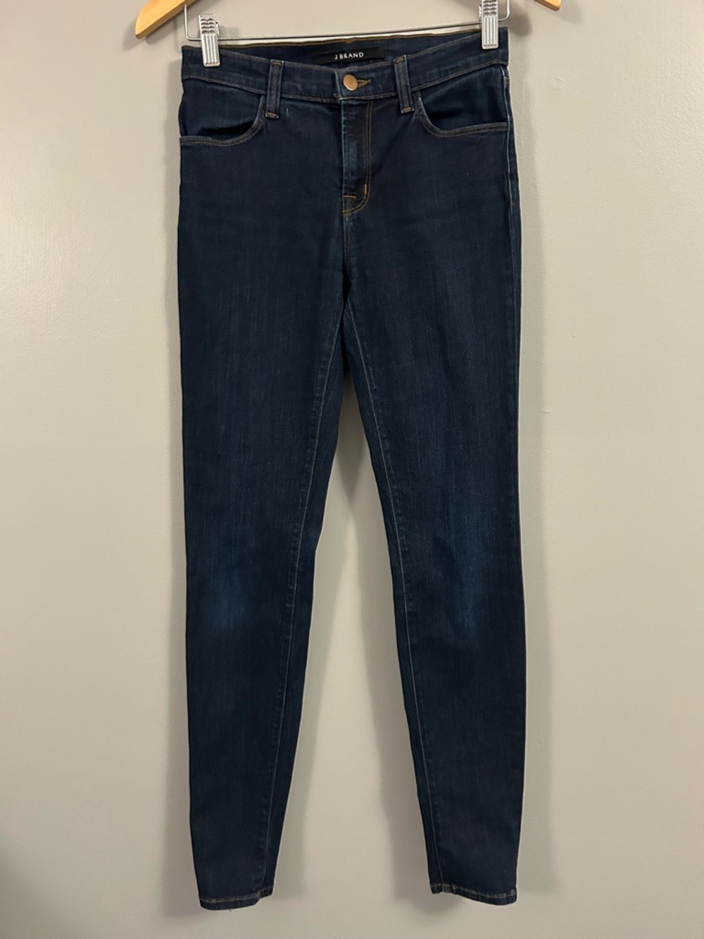 J Brand Women’s Dark Blue Skinny Jeans Size 27